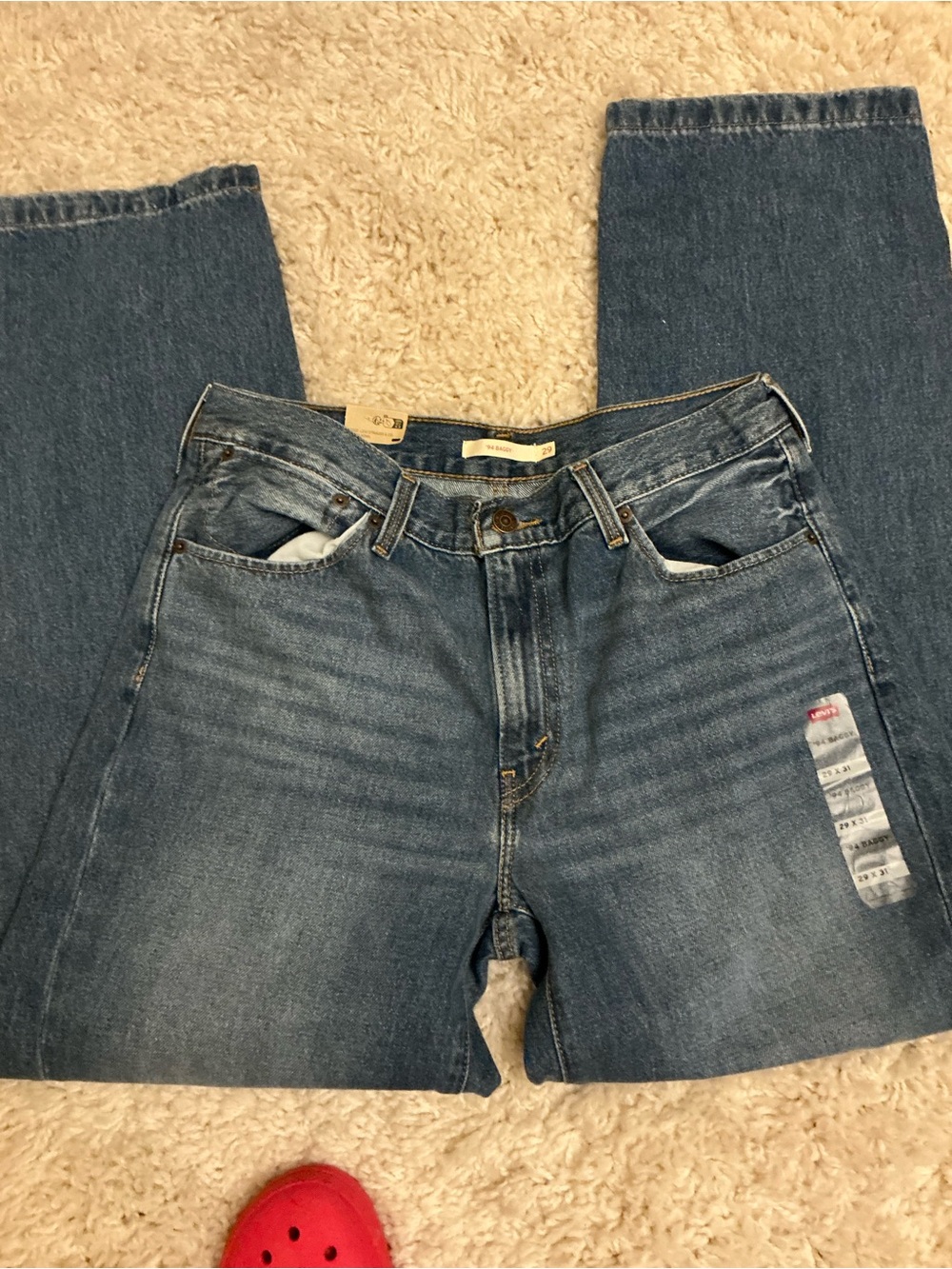 Levi's Women's Straight Leg Blue Denim Jeans
